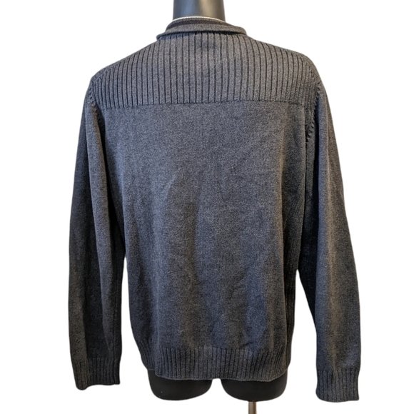 ZEN for Men 100% cotton grey knit cardigan XL - Picture 4 of 6